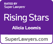 Alicia Loomis Super Lawyers Badge