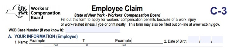 workers compensation lawyers near elmira new york workers' compensation board employee claim example c-3 form